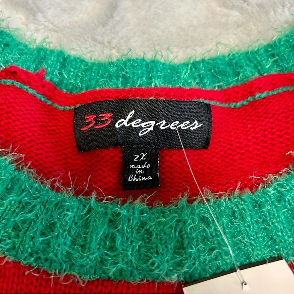 Zugzwang Women's Red Christmas Sweater - Picture 2 of 5